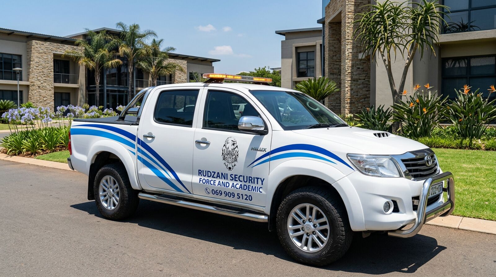 Rudzani Security branded response vehicle
